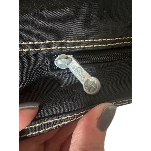 Kipling Black Weekender Medium Travel Gym Duffle Bag Women - Picture 8 of 14